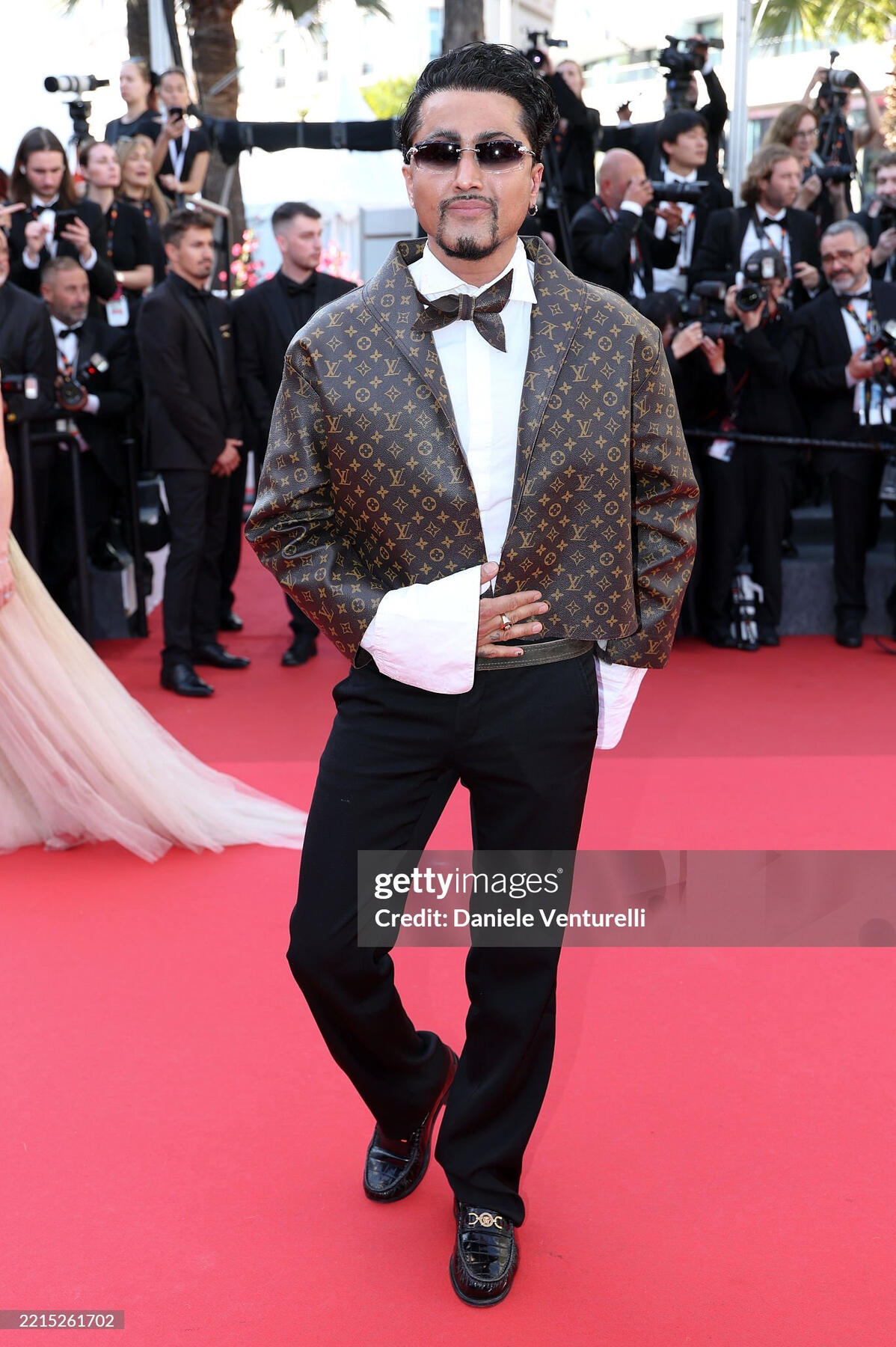 Samuel Sohebi attends the "Dossier 137" (Case 137)" red carpet at the 78th annual Cannes Film Festival at Palais des Festivals on May 15, 2025 in Cannes, France.