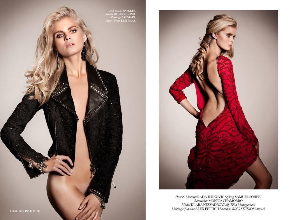 COUNT DOWN — Fashion editorial photographed by Stefan Imielski and styled by Samuel Sohebi, featuring couture looks by Philipp Plein, Elie Saab, Fendi, Givenchy, Balmain and more.