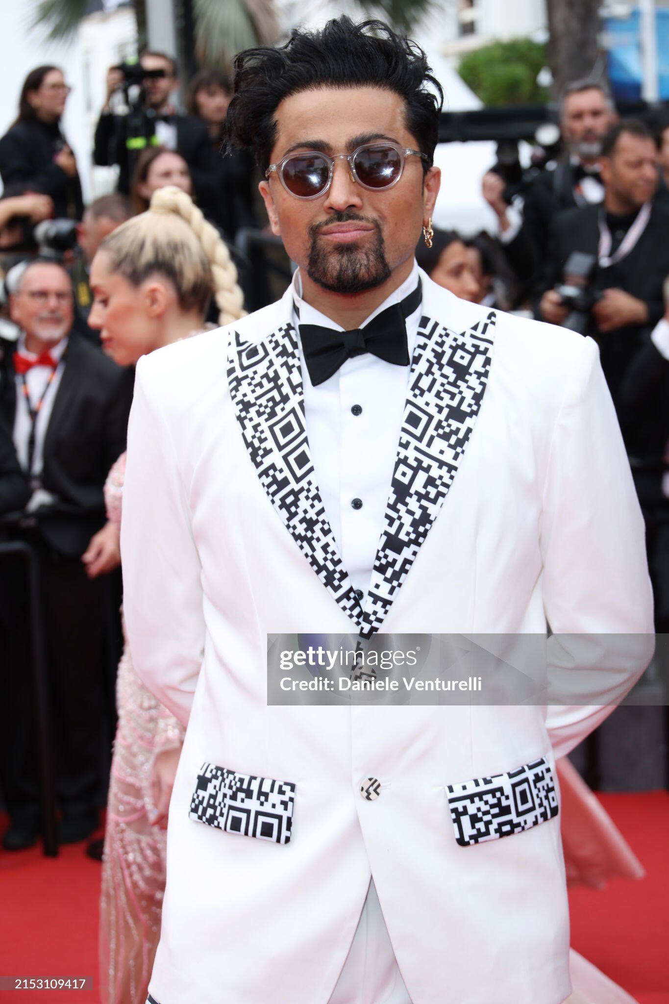 CANNES, FRANCE - MAY 15: Personality Samuel Sohebi attends the "Furiosa: A Mad Max Saga" Red Carpet at the 77th annual Cannes Film Festival at Palais des Festivals on May 15, 2024 in Cannes, France. (Photo by Daniele Venturelli/WireImage)