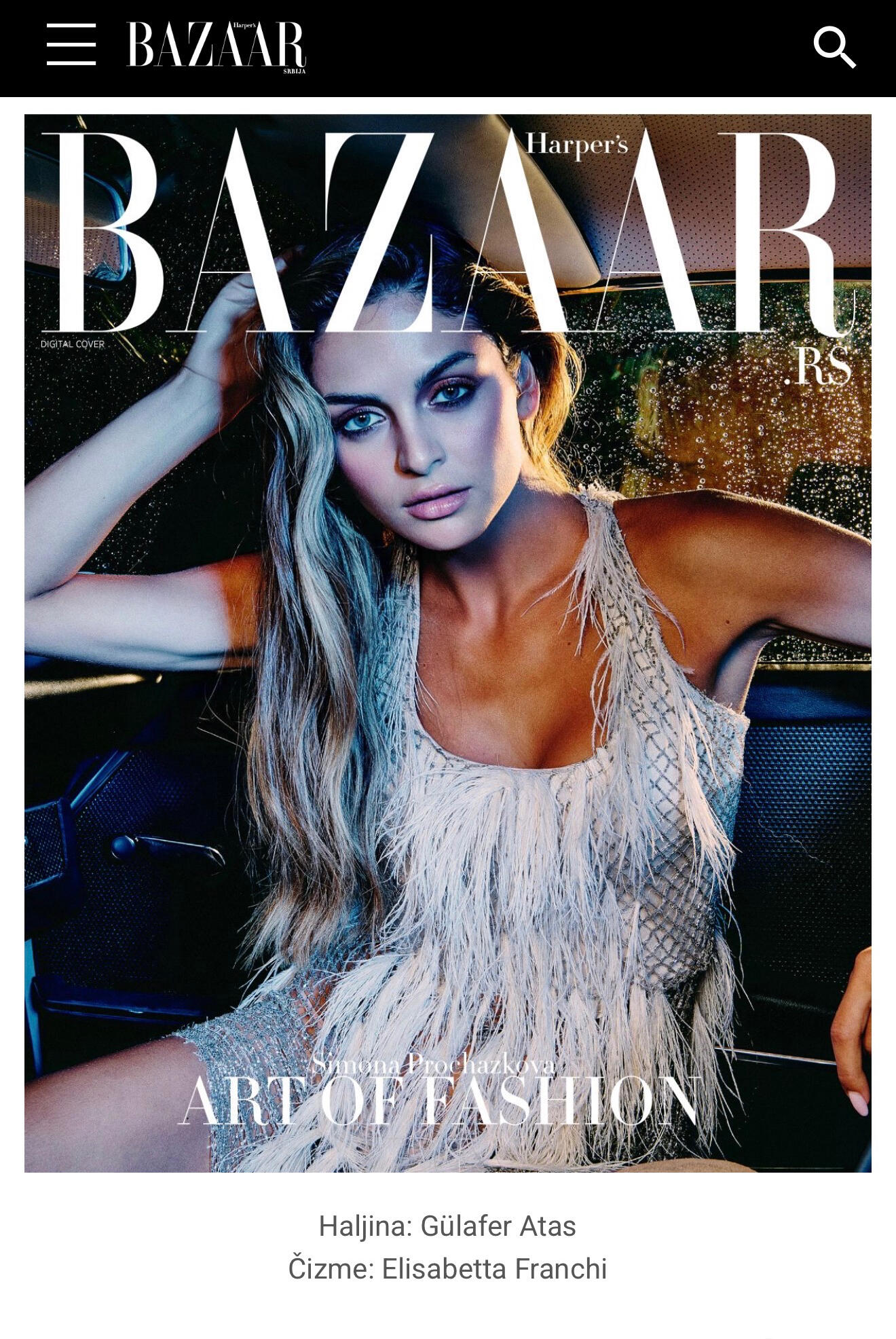 Harper’s Bazaar – Art of Fashion Editorial. Samuel Sohebi was credited as stylist and art director in the Harper’s Bazaar digita Samuel Sohebi stylist Harper’s Bazaar Art of Fashion editorial Simona Prochazkova Stefan Imielski fashion editorial high fashion magazine feature