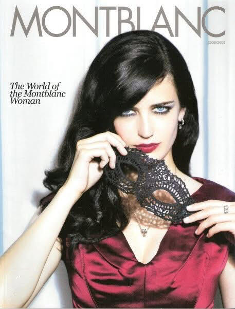 Eva Green for Montblanc Magazine Cover (2008) Magazine cover featuring actress Eva Green for Montblanc in 2008. An editorial portrait celebrating timeless elegance and the brand’s sophisticated aesthetic.