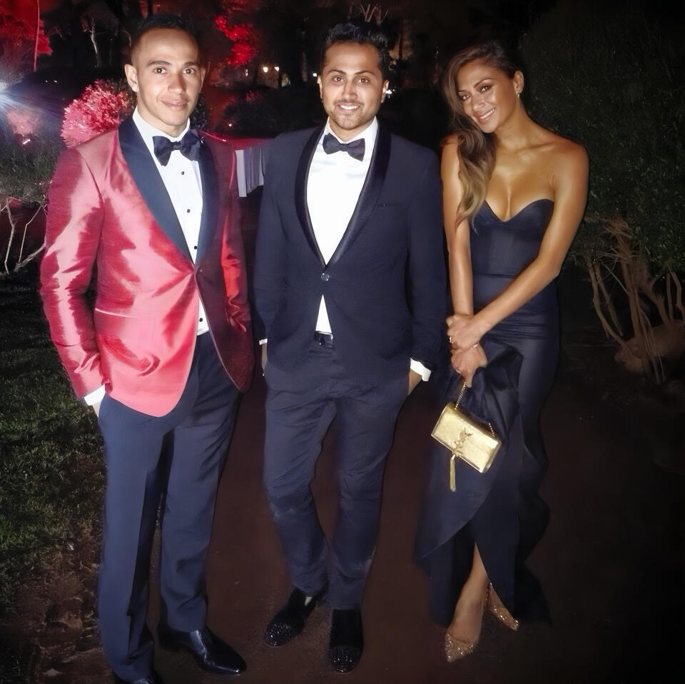 Samuel Sohebi — amfAR Gala, Cannes Film Festival, with Lewis Hamilton and Nicole Scherzinger Samuel Sohebi at the amfAR Gala during the Cannes Film Festival with Lewis Hamilton and Nicole Scherzinger, featured within an international red carpet environment.