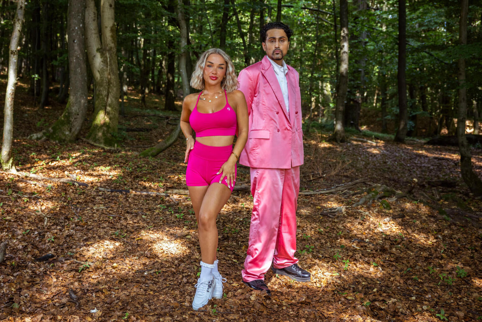 Samuel Sohebi and Emmy Russ on RTLZWEI show Couple Challenge 2026